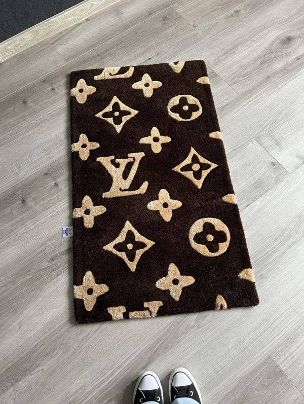 louis vuitton style custom rug