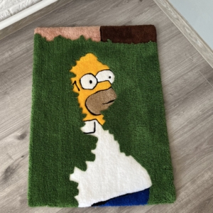 homer simpson custom rug